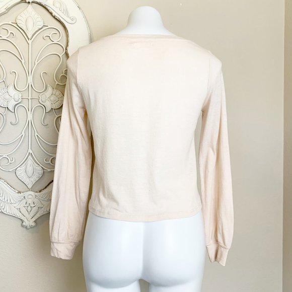 ❌SOLD❌ Mi Ami | Women's "Raise Them Kind" Graphic Crop Shirt | Size: XS - Picture 5 of 8